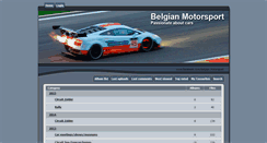 Desktop Screenshot of belgian-motorsport.com