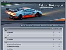 Tablet Screenshot of belgian-motorsport.com